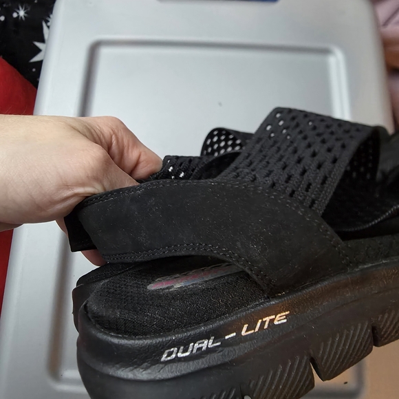 Skechers Black Mesh Women's Sandals - Picture 3 of 3